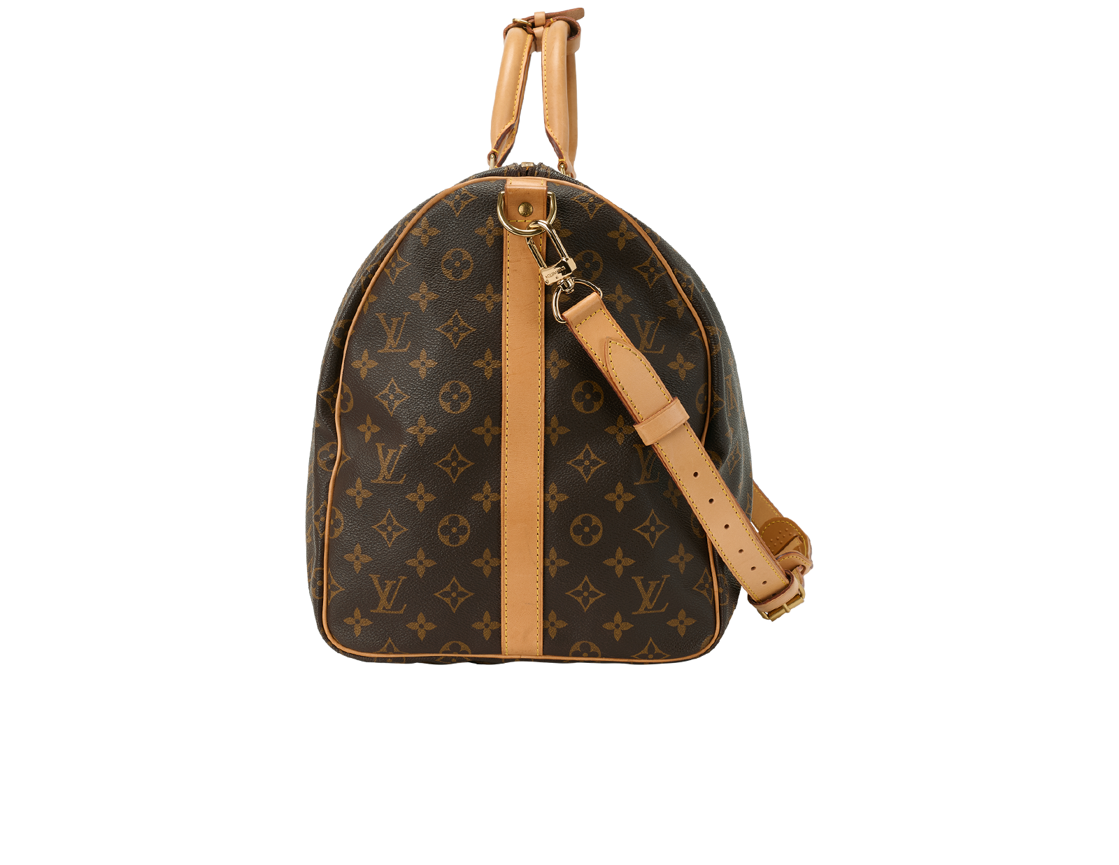 Vintage Keepall Bandouliere 55, &pound;1,250, Handbags, Brown, Canvas, Bottom view